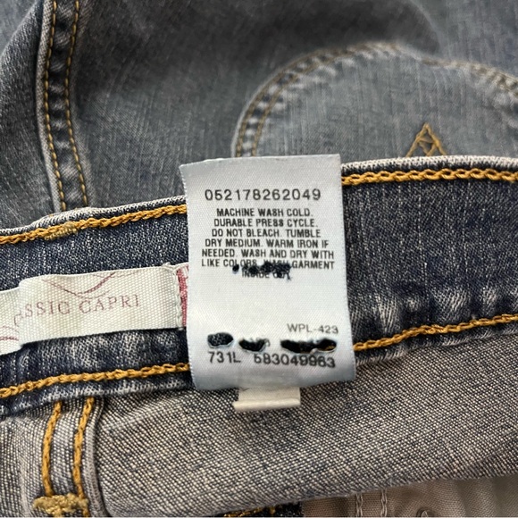 Vintage Y2K Levi’s Classic Capri Indigo 8 - Picture 3 of 4